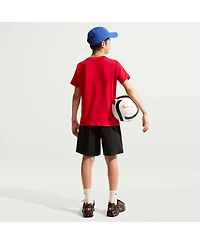 Nike Big Boys and Girls Red Usmnt Crest T-Shirt