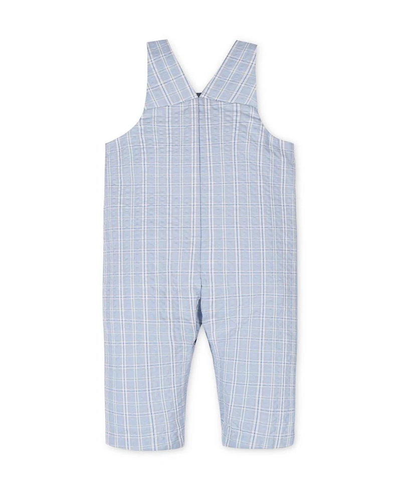 Hope & Henry Baby Organic Seersucker Overall One Piece