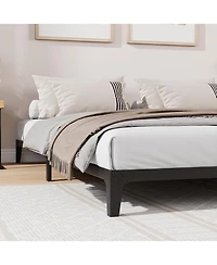 gaomon Heavy Duty Metal Bed Frame with Under Bed Storage, Steel Slat Support, Anti-Slip, No Box Spring, Queen