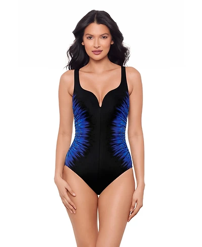 Miraclesuit Women's Tummy Control Sweetheart Neck One-Piece Swimsuit