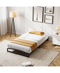 gaomon Low Bed Frame Heavy Duty Metal Platform, Mattress Foundation, Noise-Free, No Box Spring Needed, Easy Assembly, Non-Slip