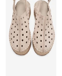 Forever & Always Shoes Women's Fraga Leather Wedge Sandal