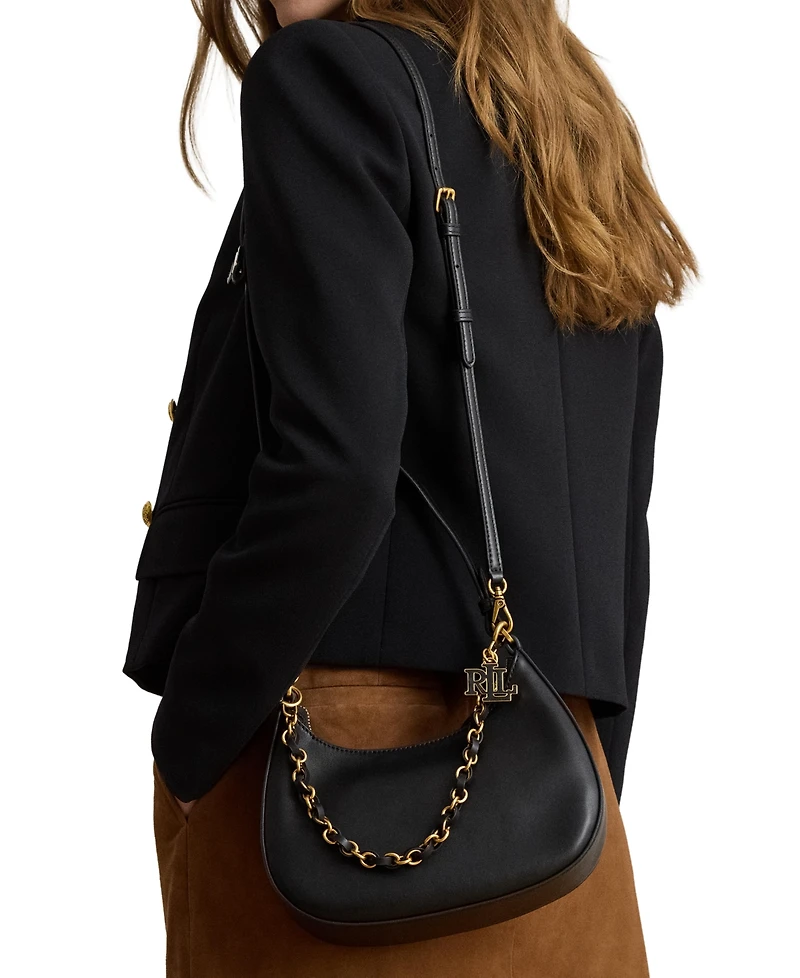 Lauren Ralph Lauren Small Leather Shoulder Handbag