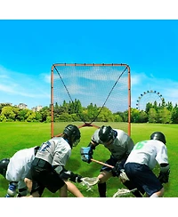 Mecale 6 x 6 Ft Folding Lacrosse Goal with Steel Frame