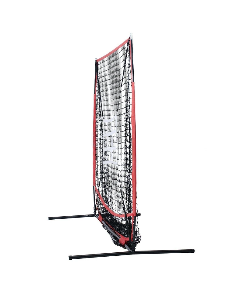 Mecale 5 x 5 Ft Baseball Softball Practice Net with Bow Frame and Carry Bag