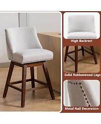 Rainsken Swivel Bar Stools Set of 2