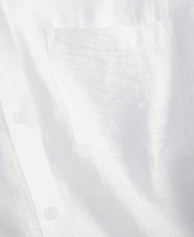 On 34th Women's Gauze Relaxed Button-Down Shirt, Macy's Exclusive