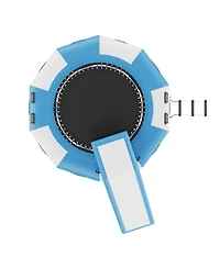 Mecale Inflatable Water Bouncer with Slide, Ladder and Air Pump