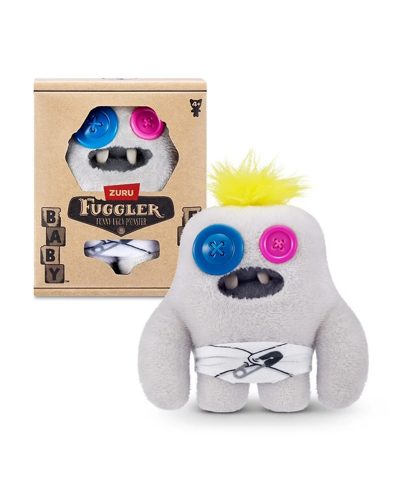 Fuggler Pack of 3 Zuru Baby Fugg Series 3 Sasquooch Plush Toy