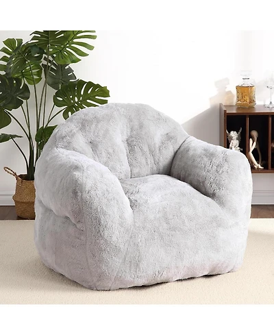 gaomon 39" Bean Bag Chair with Armrests, High-Density Foam Floor Sofa for Adults and Kids