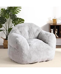 gaomon 39" Bean Bag Chair with Armrests, High-Density Foam Floor Sofa for Adults and Kids