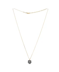 Pre-Owned Gucci Le Marche Des Merveilles Feline Head Pendant Necklace
