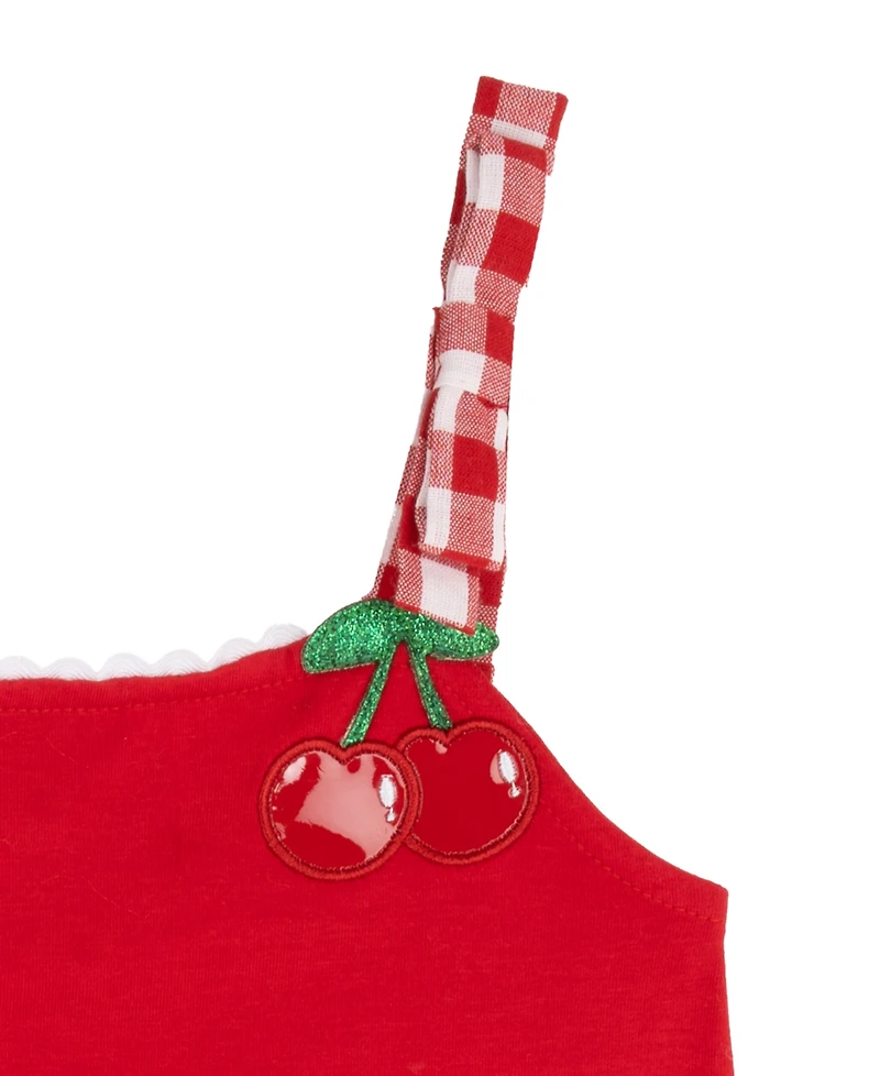 Rare Editions Baby Girls' Jersey Knit Top and Bubble Shorts, 2-Piece Set