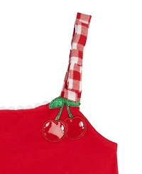 Rare Editions Baby Girls' Jersey Knit Top and Bubble Shorts, 2-Piece Set