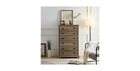 Flynama Elegant 3 Drawer Dresser Modern Storage Cabinet with Wide Slides for Small Spaces Bedroom Entryway
