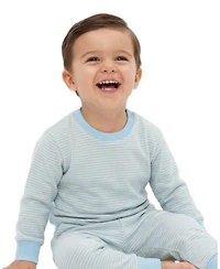 Motette Baby Boys Seaside Stripe Lounger Bamboo Sweatsuit