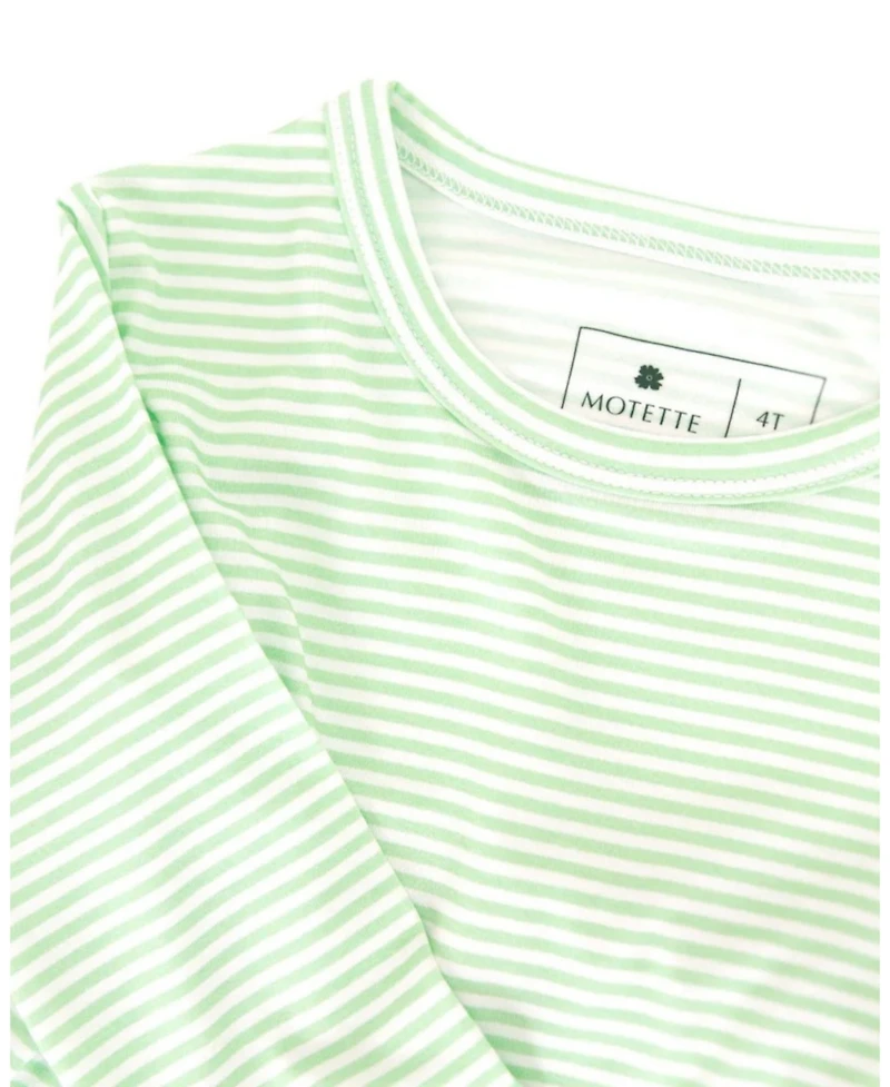 Motette Baby Boys Pear Stripe Pajama Set