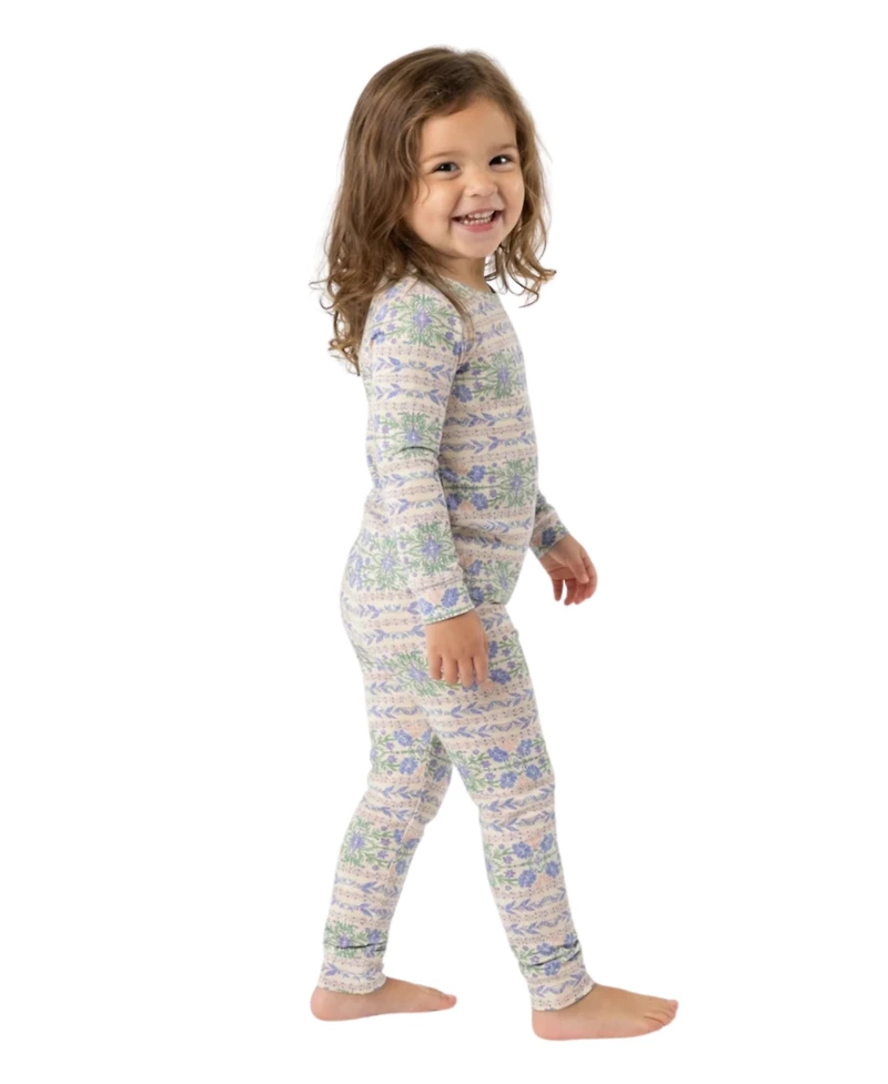 Motette Baby Girls Spring Cascade Pajama Set