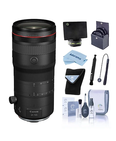 Canon Rf 24-105mm f/2.8 L Is Usm Z Lens, Bundle with 82mm Filter Kit, Lens Wrap, Lens Shade, Cleaning Kit, Lens Pen Cleaner and Microfiber Cleaning