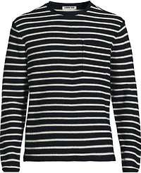 Lands' End Men's Long Sleeve Cotton Rollneck Sweater