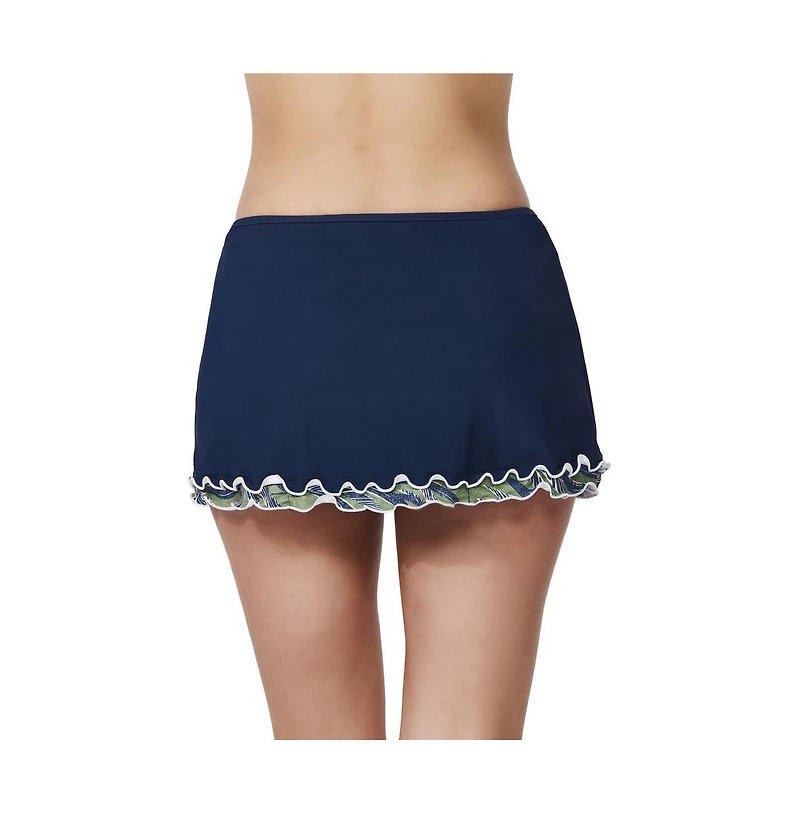 Profile by Gottex Women's Palmita Side Slit Skirt Swim Bottom