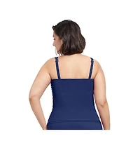 Profile by Gottex Women's Plus Tutti Frutti Sweetheart Underwire Tankini Top