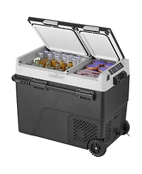 Mecale 58 L Dual Zone 12 Volt Car Refrigerator with -4°F to 68°F Range