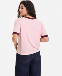 Hippie Rose Juniors' Varsity Ringer T-Shirt