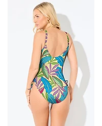Swimsuits for All Women's Adjustable Underwire One Piece Swimsuit
