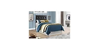 Flynama Twin Upholstered Headboard with Button Tufting Adjustable Height 41 to 53 inch