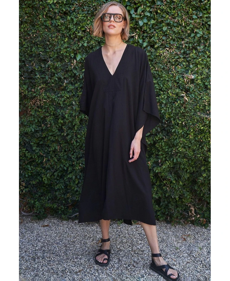 Ocean+Main Women's Ocean+Main Cotton Midi Caftan