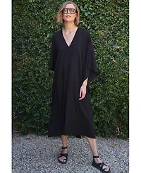 Ocean+Main Women's Ocean+Main Cotton Midi Caftan