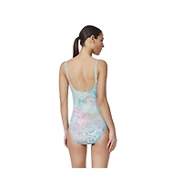 Profile by Gottex Women's Souk Shirred Peasant One Piece