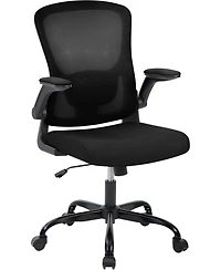 gaomon Ergonomic Office Chair with Lumbar Support,Mesh High Back Rolling Computer Chair for Desk,Comfy Flip-up Arms Chair for Home Office