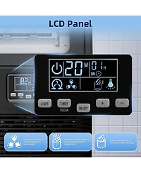 Antarctic Star Freestanding Commercial Ice Maker, 66 lbs. Daily Capacity with Lcd Display