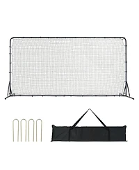 Mecale 12 x 6 Ft Soccer Rebounder Net with Carry Bag