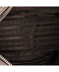 Pre-Owned Prada Small Camera Bag Embellished Diagramme Quilted Leather