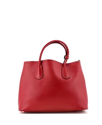 Pre-Owned Prada Medium Cuir Double Tote Saffiano Leather