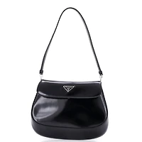 Pre-Owned Prada Cleo Flap Shoulder Bag Spazzolato Leather