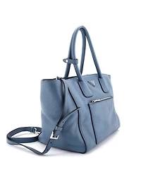 Pre-Owned Prada Front Pocket Wing Convertible Tote Vitello Daino