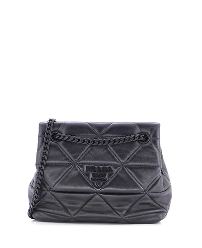 Pre-Owned Prada Spectrum Flap Bag Quilted Nappa Leather