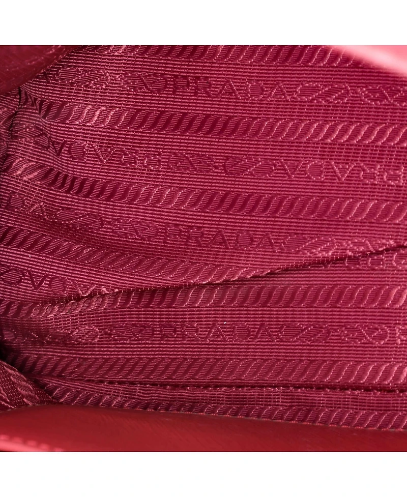 Pre-Owned Prada Mini Galleria Double Zip Tote Saffiano Leather