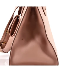 Pre-Owned Prada Medium Monochrome Tote Saffiano with City Calf