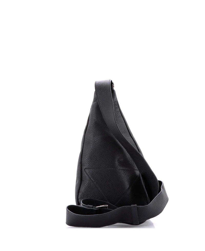 Pre-Owned Prada Triangle Logo Sling Bag Leather