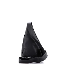 Pre-Owned Prada Triangle Logo Sling Bag Leather