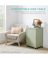 Best Choice Products Sewing Machine Table & Desk w/ Craft Storage and Trays