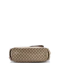 Pre-Owned Gucci Diaper Bag Gg Coated Canvas