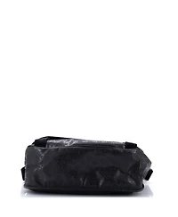 Pre-Owned Gucci Large Double Buckle Messenger Bag Gg Imprime