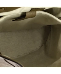 Pre-Owned Gucci Large Double Pocket Belt Backpack Jumbo Gg Embossed Leather