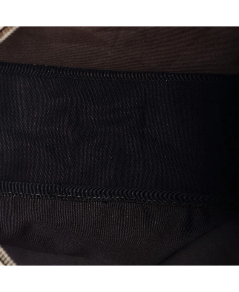 Pre-Owned Gucci Large Front Zip Camera Bag Gg Coated Canvas